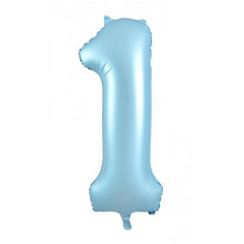 Load image into Gallery viewer, Number Foil Balloons 34" Pastel