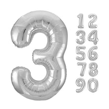 Load image into Gallery viewer, Number Foil Balloons 34" Fashion Foil