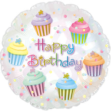 Load image into Gallery viewer, Girls Birthday Foil Balloons 45cm