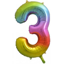Load image into Gallery viewer, Number Foil Balloons 34" Fashion Foil
