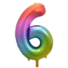 Load image into Gallery viewer, Number Foil Balloons 34" Fashion Foil