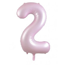 Load image into Gallery viewer, Number Foil Balloons 34" Pastel