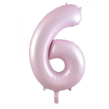 Load image into Gallery viewer, Number Foil Balloons 34" Pastel