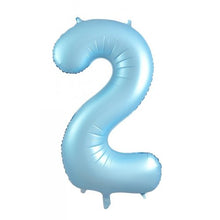 Load image into Gallery viewer, Number Foil Balloons 34" Pastel