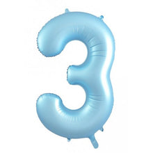 Load image into Gallery viewer, Number Foil Balloons 34" Pastel