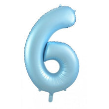 Load image into Gallery viewer, Number Foil Balloons 34" Pastel